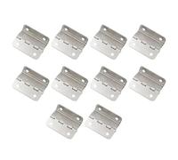 10pcs Wooden Box Tri-Fold Hinge Right Angle 4-Hole Hardware Home Improvement Spare Parts Cabinet Door Furniture Fitting
