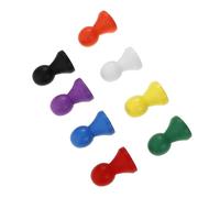 10pcs Wooden Game Pawn Pieces Chessboard Accessories for Tabletop Games for Jump and Flying Chess Enhance Your Gaming Experience with Elegant Design