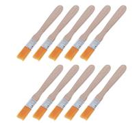 10Pcs Wooden Handle Brush Nylon Bristles Welding Cleaning Tools For Solder Flux Residue Keyboard Wooden Handle Brushes For Cleaning