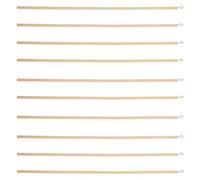 10pcs Wooden Puppet Sticks for Shadow Puppets | Solid Wood, Rod Design, Smooth Finish, Opening Hook, for Paper Puppets and Arts Workshops