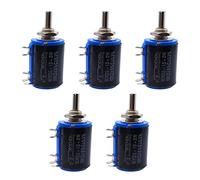 10Pcs WXD3-13-2W 100-100K Ohm Wire Wound Precision Potentiometers Precision Multi Turn Wirewound Rotary Adjustable Resistors Electromechanical components (Size : 100K Ohm)