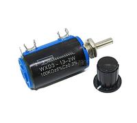 10pcs WXD3-13 2W Potentiometer + 1 knob 100 200 220 470 680 1K 2.2K 3.3K 4.7K 6.8K 10K 33K 47K 100K Ohm WXD3-13-2W(22K Ohm)