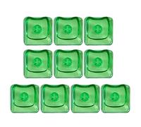 10PCS X Stem Keycaps Durability For Mechanical Keyboards Transparently Backlits PC Construction Customizable Mechanical Keyboard Keycaps