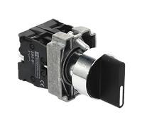 10Pcs XB2-BD33 Rotary switch knob 22mm 10A/415V 3 position 2NO self-locking Selector Button switch
