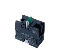 10pcs XB2 Series Accessory 10A Silver/Brass Block Push Button Switch ZB2BE102C (NC) ZB2-BE101C (NO) IDGTTLDF(NO,Silver Contact)