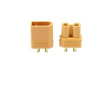 10PCS XT90 XT60 XT30 T-Plug Male Female Connectors | Gold-Plated RC Lipo Battery Plugs for Quadcopter, Drone, Airplane, Car | Universal Hobby Connector Assortment Kit(5 pair XT30)