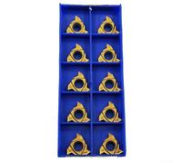 10pcs YBG201 Grade Carbide Inserts LT16.01N-G60P for Lathe Work Involving Both Finish and Final Cut Stages