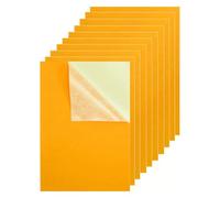 10PCS Yellow Felt Sheet,A4 Felt Fabric Self Adhesive Felt Sheets,for DIY,Crafting,Sewing