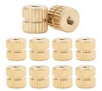 10Pcs Yootones Upper Bass Key Knurled Screw Replacement for Baritone Horn Brass Instrument