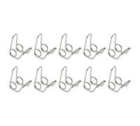 10Pcs Yootones Water Key Spit Valve Spring for Brass Instrument Parts Trumpet Repair Parts (Silver)
