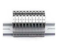 10Pcs ZB 4/5/6/8/10 DIN Rail Terminal Marker Strip Labels For Clear Wire Identification and Wir(11-20,ZB 4)