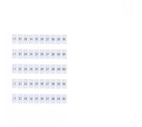 10Pcs ZB6 For UK2.5B UK5N PT4 ST4 UKK/UKKB5 DIKD1.5 Number Blank DIN Rail Terminal Block Accessories UK Zack Marker Strips ZB 6
