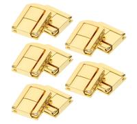 10pcs Zinc Alloy Box Buckle Hasp Latch for Wooden Jewellery Chests | Antique Decorative Clasp, Easy Replacement Hardware for Toolboxes, Birdhouses, Craft Projects and Furniture Restoration
