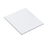 10pcs Zirconia Ceramic Insulation Sheets - High Temperature Resistant White Zirconium Boards for Electrical Applications(100x100x0.5mm)