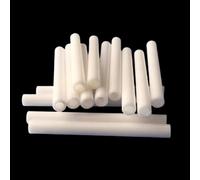 10pcs Zirconia Ceramic Tube - Heatproof ZrO2 Pipe for Industrial Applications(1.6 * 0.88 * 12mm)