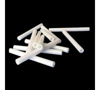10pcs Zirconia Ceramic Tube - Heatproof ZrO2 Pipe for Industrial Applications(5 * 3 * 10mm)