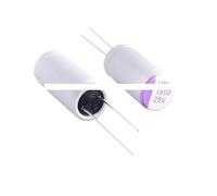 10pcs25v 1800uf capacitor volume 10x22mm 1800 uf 25 v DIP Solid Electrolytic Capacitor Aluminum electrolytic capacitors CZAOINCU