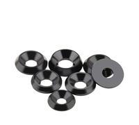 10pcs304 Stainless Steel Cup Washers, M3 M4 M5 M6 M8 M10 Countersunk Solid Flat Gasket Concave Convex Tapered Cone Insulation Washers(M6x18x4)