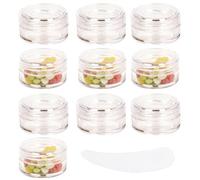 10PcsEmpty sample pots,10g/10ml cosmetic pots,sample pot with lid cosmetic pot,travel pots for cream,cosmetic containers small pots with lids,For Various Cosmetic Products, Samples,Eye Shadow Lip Balm