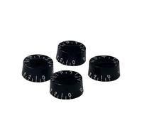 10pcsGuitar Parts Left Set Of 4 PCS FOR SG KNOBS Volume Tone Guitar Control Knobs Volume Tone Black/Gold Guitar Parts(Black)