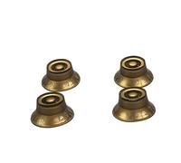 10pcsGuitar Parts Set Of Left 4 PCS FOR SG CONTROL KNOBS Volume Tone Guitar Control Knobs Volume Tone Guitar Parts(Gold)