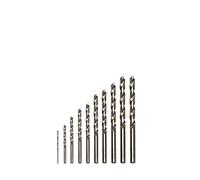10Piece M35 Cobalt Drill Bit Set,Professional HSS Twist Drills Metal drilling kit For Stainless Steel, Hard Metals, Aluminium, Cast Iron, Copper, 1MM 1.5MM 2MM 2.5MM 3MM 3.5MM 4MM 4.5MM 5MM in Box