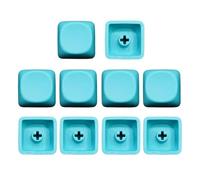 10Piece PBTs Blanks Keycap MOAs Height 1U Supplements Gaming Keycap Key Button Keyboards