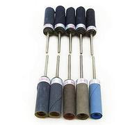 10piece Sanding Drums Sleeves Sandpaper Bar Sander Accessories Rotary Tool Sanding Drums Sander Kit Polishing Burr Stick Roller Sanding Tool 240 Grit