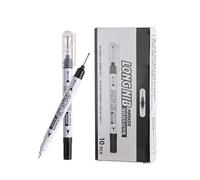 10Piece Set Double Ended Markers Pen Fine and Chisels Tips for Writing Drawing Labeling On Paper Glass Metal Surfaces Office School Markers Pen