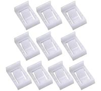 10Pieces 90 Degree Angle Restriction Hinge Clip for Soft Close Cabinet Door Hinges Kitchen Cabinet Angle Reduction Clip Door Restraints Clip Plastic 8.8x3.6x13mm