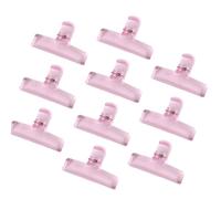 10Pieces Clear Acrylic Binder Clip 75mm Paper Clamps File, B