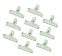 10Pieces Clear Acrylic Binder Clip 75mm Paper Clamps File Food Bag for Food Bag Document Drawing Board Acrylic Clips