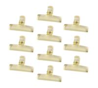 10Pieces Clear Acrylic Binder Clip 75mm Paper Clamps File Food Bag for Food Bag Document Drawing Board Acrylic Clips