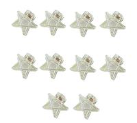 10pieces Delicate Clear Hair Claw For Woman Girls Ponytail Bangs Hair Nonslip Hair Clip Taking Photo Hair Clip