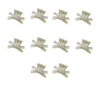 10pieces Delicate Clear Hair Claw For Woman Girls Ponytail Bangs Hair Nonslip Hair Clip Taking Photo Hair Clip
