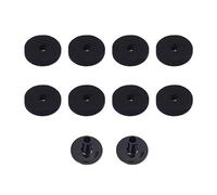 10Pieces Drum Bass Pedal Felt Cover Felt Bottom Cover Set Made From Resilient for Optimal Sound Control Dampeners