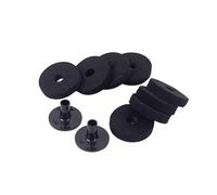 10Pieces Drum Bass Pedal Felt Cover Felt Bottom Cover Set Made From Resilient for Optimal Sound Control Bottom Covers Replacement with Shock