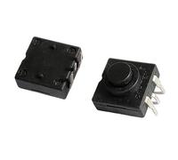 10pieces Flashlight Push Button Switch 12mmx12mm H=9mm Side 3Pin DIP ON-ON-OFF For Electric Torch Power Switch