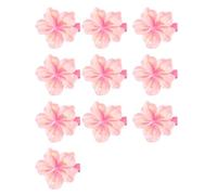 10Pieces Flower Hair Clip Side Bangs Hairpin Simulation Flower Barrettes for Wedding Party Essential Styling Accessories Stylish Hair Clip for Outdoor Event