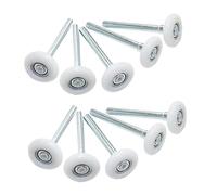 10Pieces Garage Door Replacement Rollers Sturdy Nylon Wheel Stem Accessory for Smooth Quiet Operations Performances Garage Door Roller Upgrades