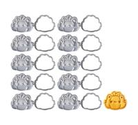 10Pieces Halloween Cats Shaped Cookie Molds Biscuits Dessert Baking Tool High Temperatures Resistant Cake Moulds Cute Animal Dessert Molds