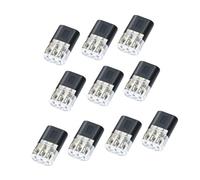 10Pieces Lockable 3 Pin Wire Terminals Connectors For Practical Circuit Connection In Electrical Engineering Daily Use Securly Wiring Connectors