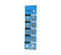 10Pieces LR44 AG13 1.5V Button Cell Batteries for Calculators