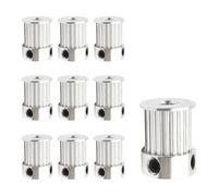 10Pieces Motor Transmission Gears Crafted From Wear Resistant Aluminum Alloy For DIYer Projects Precise Mechanical Use High Efficiency Transmission Gear