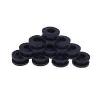 10Pieces Motorcycle Side Cover Rubber Grommets Gasket Fairings Motorcycle Accessories 18 * 10 * 9mm Screws Nuts