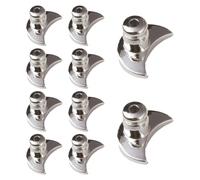 10Pieces Replacement Earring Backs Metal Earring Backs for Droopy Earlobes Ideal for Studs and Heavy Earrings Silver
