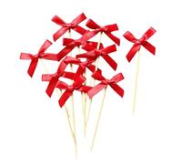 10Pieces Sophisticated Bowknot Cupcake Insert Decorations Perfect For Romance Themed Birthdays And Bridal Showers Party Supplies For Bakers