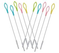 10Pieces Straw Brushes, Straw Cleaning Brush, Stainless Steel Straw Brushes, Nylon Brushes, Test Tube Brushes, Straw Cleaner, for Straw, Test Tubes, Etc