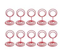 10Pieces Table Card Holder Wire Table Number Holders Place Card Holders Memos Clip for Photos Memos Food Signs Wedding Creative Display Stand