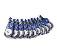 10Pieces White Out Correction Tape Total 80m for School and Supplies 8mx5mm Roller for Notebook Classroom Note